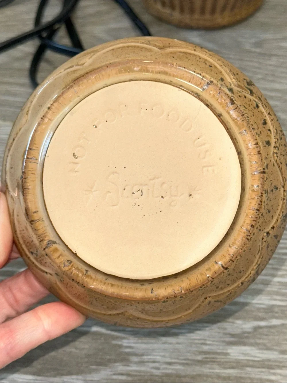 SCENTSY Arthur Full Size Ceramic Electric Wax Warmer Retired Imperial Line Works